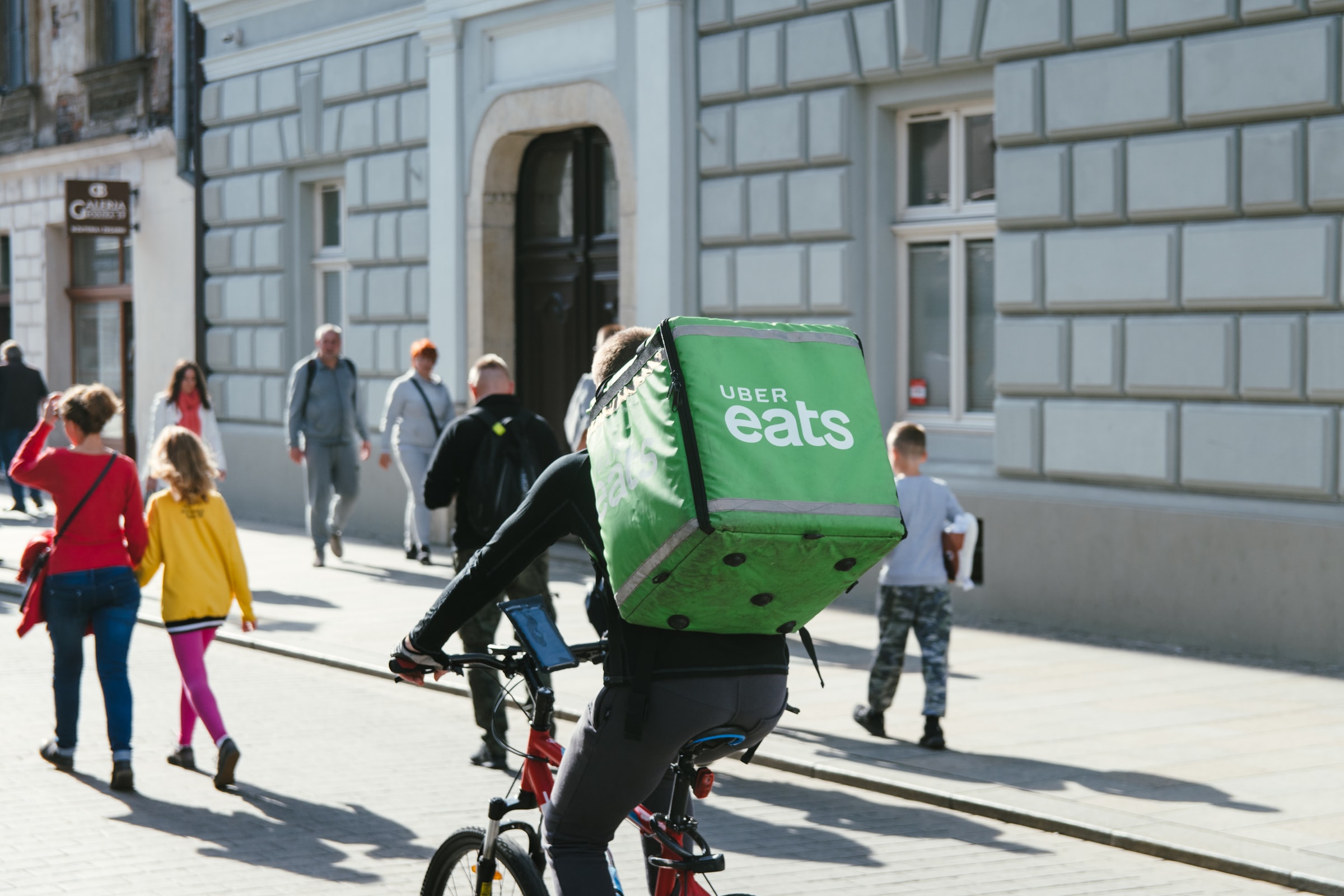 uber-Eats Fahrer*in